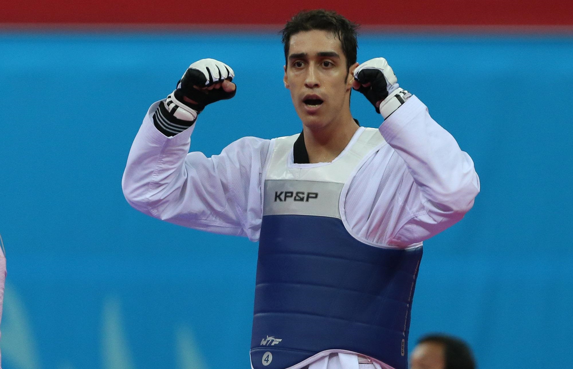 ساعت رقابت یک چهارم نهایی تکواندوی مهدی خدابخشی