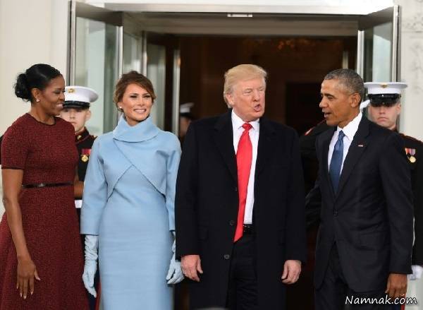 چرا دونالد دست ملانیا را نمی‌گیرد؟