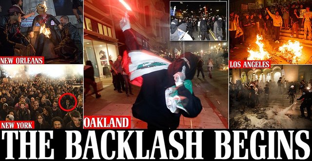 آمریکا شاهد اعتراضات گسترده‌ی ضد ترامپ (+تصاویر)