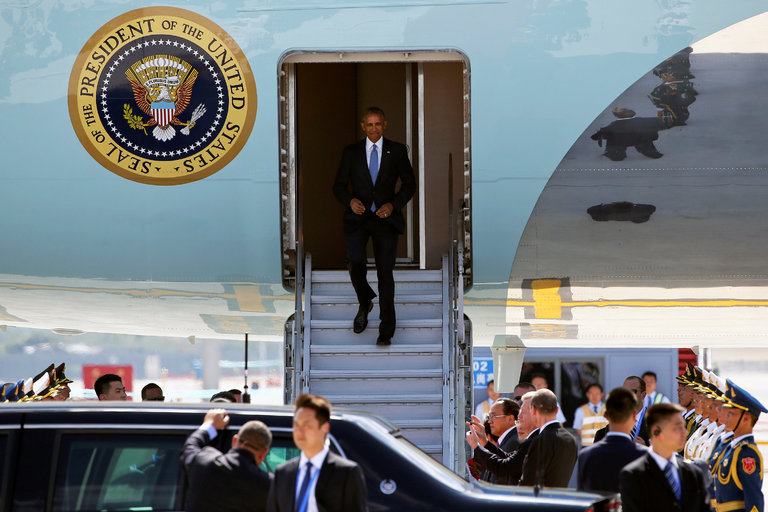 استقبال توهین آمیز از اوباما در چین (+تصاویر)