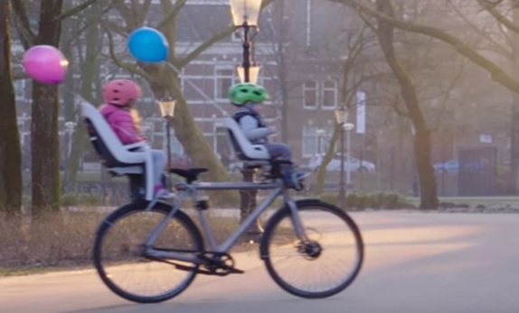 دوچرخه‌ی جادوئی گوگل، بدون نیاز به کنترل با دست!  (+فیلم و عکس)