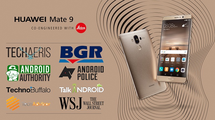 هشت جایزه ارزشمند CES 2017 برای Mate 9 هواوی