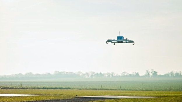 ارسال سفارش مشتری با پهپاد آمازون طی 13 دقیقه!