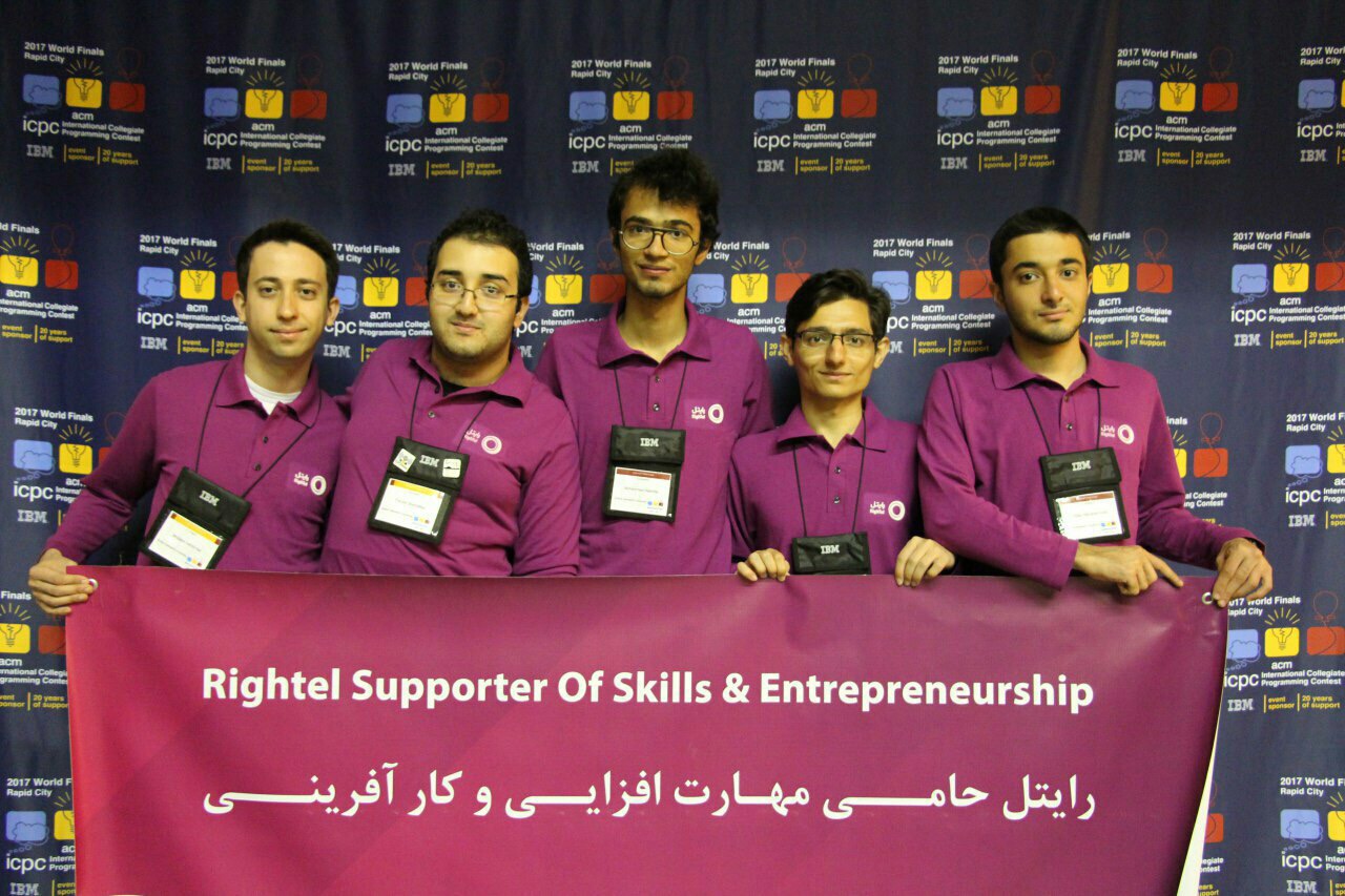 حضور تیم ACM دانشگاه شهید بهشتی در مسابقات ACM2016