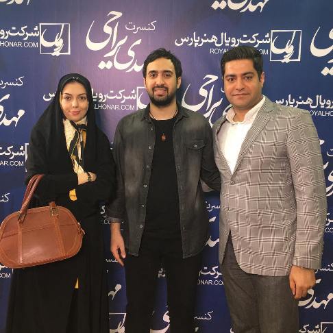 آزاده نامداری و همسرش در کنسرت مهدی یراحی (+عکس)