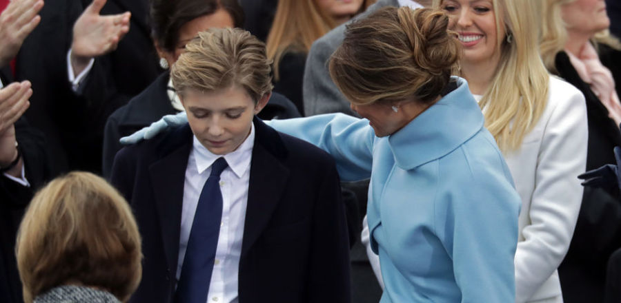 ویدئوی حرکات غیرعادی پسر ترامپ، میلیون ها بار دیده شد!