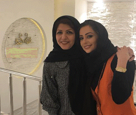 تبلیغات &quot;نفیسه روشن&quot; برای یک سالن زیبایی در تهران! (+عکس)