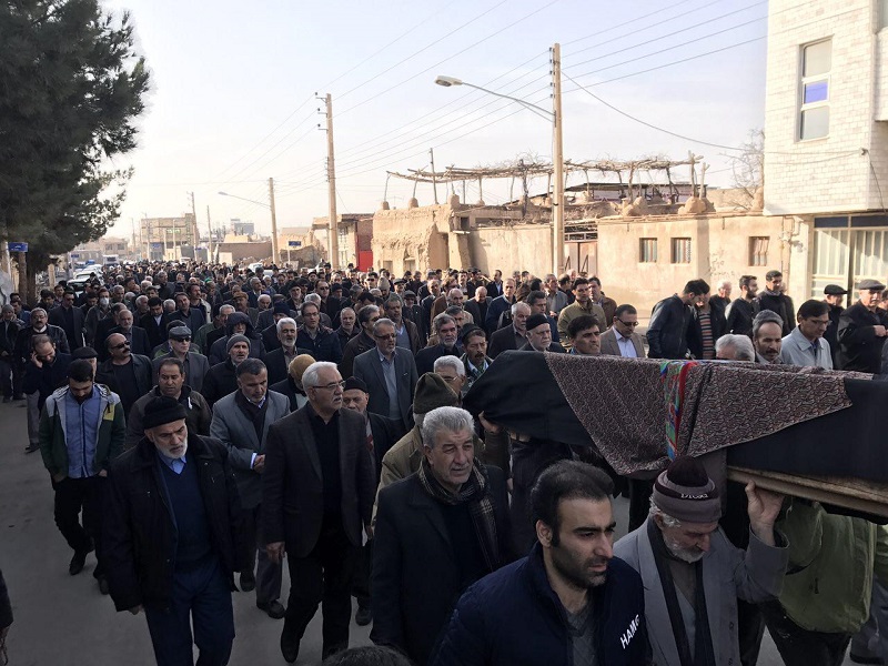 گزارش تصویری/ مراسم تشییع و اقامه نماز بر پیکر حاج غلامرضا فاتح