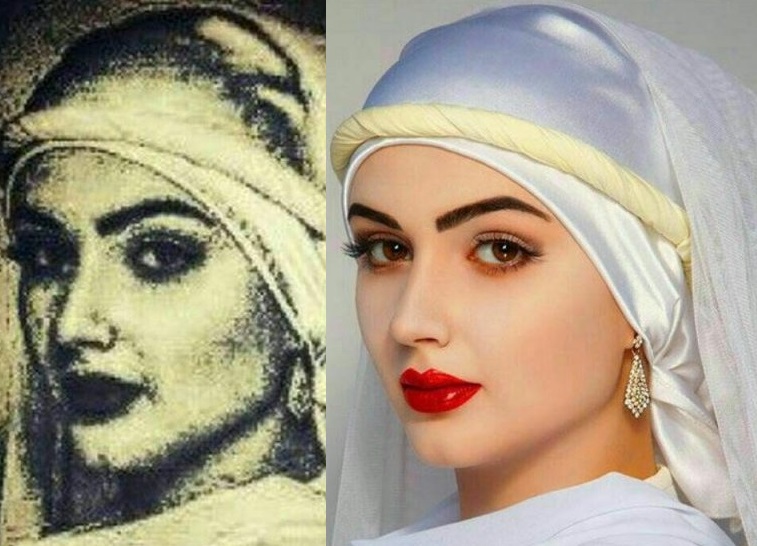 تصویر بازسازی شدهی زلیخا همسر عزیز مصر سیتنا تصویر بازسازی شدهی زلیخا همسر عزیز مصر سیتنا