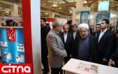 گزارش تصویری/ دکتر روحانی در بیست و دومین نمایشگاه مطبوعات 