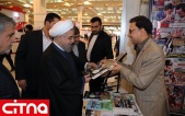 گزارش تصویری/ دکتر روحانی در بیست و دومین نمایشگاه مطبوعات 