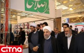 گزارش تصویری/ دکتر روحانی در بیست و دومین نمایشگاه مطبوعات 