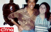 تصاویر باراک اوباما در کنار پدر سیاه پوست و مادر سفید پوستش