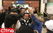 استقبال از ژاوی در فرودگاه امام (+تصاویر)