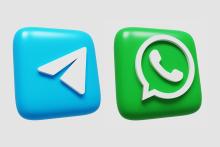 تلگرام واتس اپ