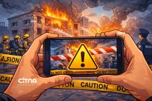 از مکان های آسیب دیده عکس و فیلم نگیرید