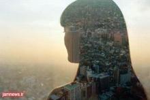 شکایت از عکس غیراخلاقی یک زن بر بلندای یک برج +تصاویر