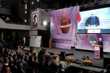 تمبر سازمان های مردم نهاد با حضور رئیس جمهور رونمایی شد 