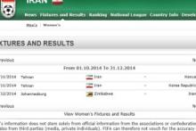 اشتباه فاحش سایت فدراسیون جهانی فوتبال