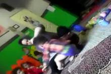 انتشار کلیپی از کودک آزاری مربی مهدکودک در فضای مجازی 