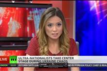 استعفای مجری آمریکایی الاصل شبکه روسی در برنامه زنده تلوزیونی +عکس