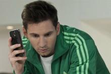 تبلیغ ویژه&lrm;ی لیونل مسی برای وی چت+ تصاویر