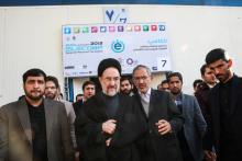 حضور سید محمد خاتمی در نوزدهمین نمایشگاه الکامپ 