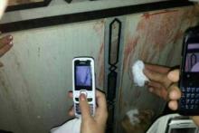 ضریح و دیوار مرقد شریف دختر سیدالشهداء خون گریست +تصاویر 