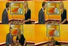 مهمان برنامه&lrm;ی زنده&lrm;ی تلویزیونی جان باخت+ تصویر