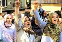 تظاهرات فیس بوکی علیه ممنوعیت حجاب در باکو 