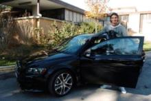 تصادف جنجالی "زلاتان ابراهیموویچ" با یک خبرنگار زن + عکس