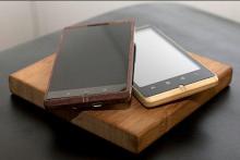 ساخت گوشی موبایل از جنس چوب خیزران + عکس