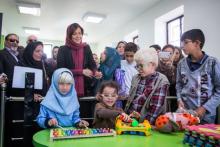 دهمین کتابخانه‎ی گویای کشور با حضور مهتاب کرامتی گشایش یافت (+تصاویر)