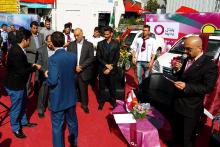 اعطای سه دستگاه خودرو mvm به برندگان مسابقات رایتل در نمایشگاه تلکام