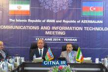 دیدار وزیر ارتباطات ایران با  وزیر ارتباطات جمهوری آذربایجان - 27 خرداد 93
