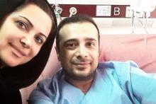 سلفی کمند امیر سلیمانی با برادرش روی تخت بیمارستان (تصویر)