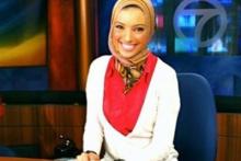 اولین گوینده‌ی زن محجبه در یک تلویزیون آمریکایی (+عکس)
