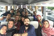 عکس سلفی خبرنگاران ایرانی پس از توافق 