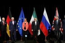 فیلم/ عکس یادگاری وزرای خارجه ایران و ۱+۵