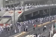 18+/ واضح ترین فیلم فاجعه منا در شبکه های اجتماعی