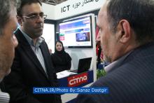 بازدید سرپرست و مدیران ارشد شرکت مخابرات ایران از غرفه سیتنا در تلکام