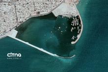 تصویر ماهواره‌ای| ماهواره شرکت ایرباس - اسکله بندر کنگ