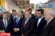 بازدید وزیر ارتباطات و فناوری اطلاعات از نمایشگاه باکوتل آذربایجان