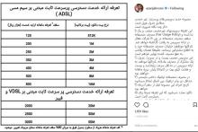 مصوبه جدید سرویس‌های پرسرعت غیر حجمی اعلام شد(+جدول)