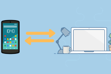 آسان&zwnj;ترین روش اتصال تلفن هوشمند و رایانه چیست؟