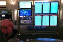 نمایشگر فرودگاه آمریکایی برای اجرای بازی ویدئویی دستکاری شد!