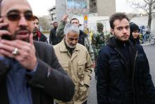 حضور سردار سلیمانی در راهپیمایی 22 بهمن