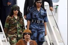 افشای هنجارشکنی محافظان زن قذافی در مسکو!