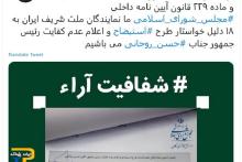 جمع آوری امضا در مجلس برای طرح «عدم کفایت» روحانی