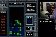 بالاخره یک نوجوان بازی تتریس را به پایان رساند! 